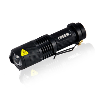 Domestic lighting Authentic original outdoor 300 lumens United States CREE Q5 zoom flashlight mini t