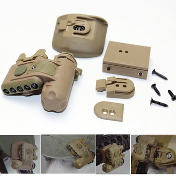 EX029 Tactical Airsoft Helmet Light Set Multi Mission Support Helmet Cap Handguard 20mm Picatinny Ra