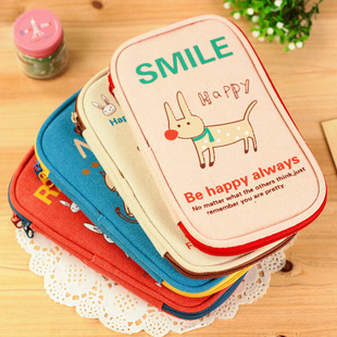 F1454 animal large capacity multifunctional pencil case pencil bags 65g