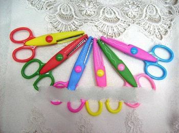 FREE SHIPPIN Supply of essential DIY album lace scissors whale teeth handmade lace scissors wholesal