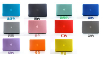 FREE SHIPPING 11 colours Transparent Case For Macbook Pro 13 inch 15 inch Crystal matting see throug