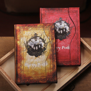 FREE SHIPPING Harry potters vintage the schedule fashion magnetic buckle diary notebook