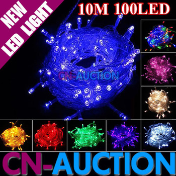 FS!!!10m 100 LED Fairy led string Christmas Lights String Light Holiday Decoration Light Lamp  with 