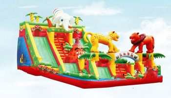 Factory direct selling inflatable Castle 4*7m, iflatable slide ,inflatable bouncer
