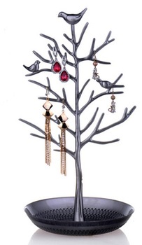 Fahion Jewellery Bird Tree Display Stand Earring Ring Necklace Display Organizer Holder