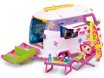 Famosa pinypon doll beach travel trailer 30 piece set girl toys 1.2