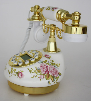 Fashion Hot Sell Country Styel Ceramic Antique Telephone