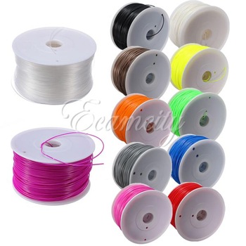 Free Shipping 1 kg 1.75mm PLA Filament with spool For Makerbot Mendel Printrbot Reprap Prusa 3D Prin