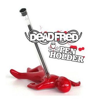 Free Shipping 1Piece Dead Guy Dead Fred Pen Holder with Retail Package#J-1047