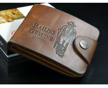 Free Shipping 2013 Hot Sale Men Genuine Leather Wallet Designer Cowhide Card Bifold Purse BB0504