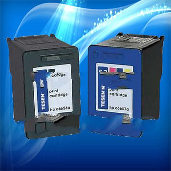 Free Shipping , 2PK 56 57 Ink Cartridge For hp 56 57 Ink Cartridge for HP Deskjet F4140 F4180 450CBI