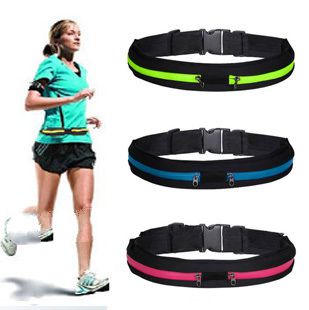 Free Shipping 5 Colours Waterproof running waist bag,Jogging belt bag,mobile phone sport bag,canvas 