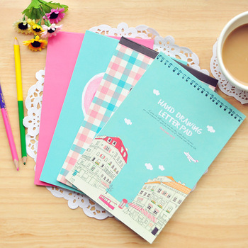 Free Shipping 54 pcs/set Colorful Pattern Korea Fashion Writing Paper Letter Paper Set Gift Statione