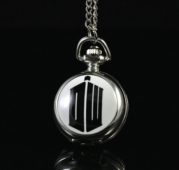 Free Shipping Doctor Who DW Fashion Pocket Watch Necklace For Child Man Woman Boy