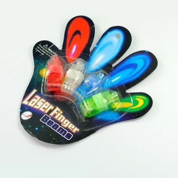 Free Shipping Multi-Color LED Party Light Finger Laser Beam Torch Ring