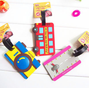 Free Shipping/New cute 3D cartoon travel luggage tag /name tag