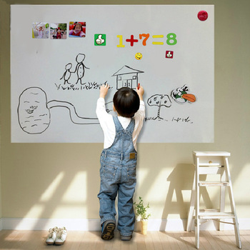 Free Shipping Soft magnetic whiteboard child household tablespoonfuls wall stickers 100 times . 60cm