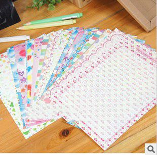 Free Shipping Sweet Style The Best Whishes For you Letter paper,Post Paper ,Writing Paper