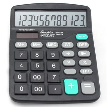 Free shipping 12 digital calculator for general purpose calculator for company office high quality H