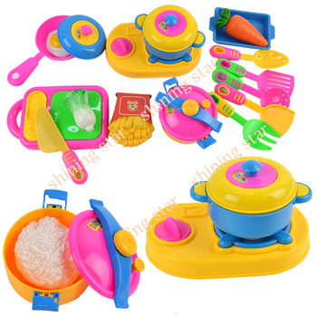Free shipping 17pcs Play kitchen toys set Early Educational Tool Play House Toys S8837