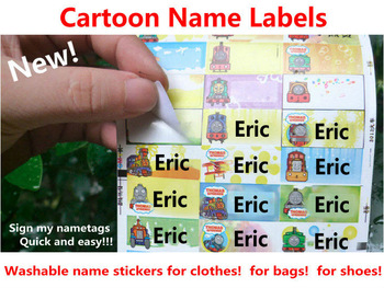 Free shipping 2013 New Colour name Stickers washable labels for clothes!for children gift! for Ironi