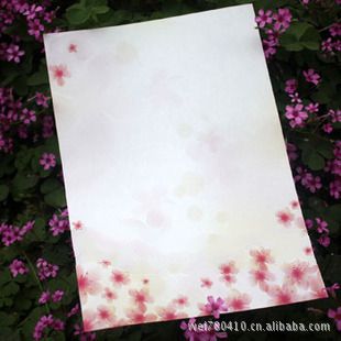 Free shipping 2013 New Pattern CoffeeX original stationery paper print beautiful cherry for writing 