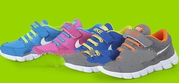 Free shipping 2013 new arrival fashion breathable boys or girls kids shoes children's network sp