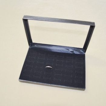 Free shipping 36 Slots Jewelry Display Rings Organizer Show Case Holder Box