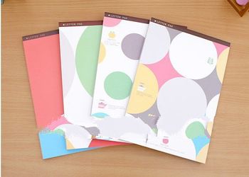 Free shipping(7 pcs/lot)Romantic and lovely dot paper this love letter writing paper color hand-pain