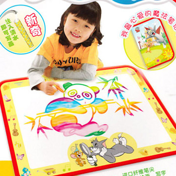 Free shipping Aqua Doodle drawing toys Magic Doodle Mat Water Magic  Canvas Big Canvas Painting lear