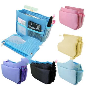 Free shipping! Hot sale Superdeal Multifunction Lady Cosmetic Bag Handbag Organiser Large Insert Sto
