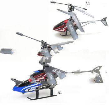 Free shipping Mini 2.5CH Remote Control Airplane  Easy Fly LED Light Shatterproof T0201