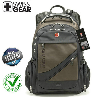 Free shipping SwissGear laptop bag  Multifunctional backpack for 15.6' notebook computer bag Sch