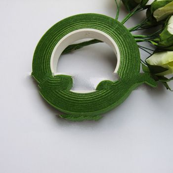 Free shipping  Whosale 5pcs 1.2cm x 30yard Light Green Paper tape for nylon stocking flower