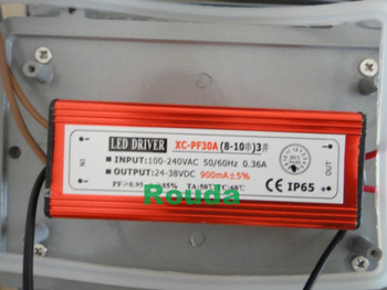 Free shipping high quality 30W 900mA LED driver power supply LED floodlight driver ( 10 series 3 par