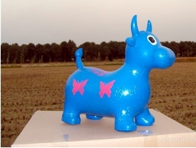 Free shipping large Inflatable Jumping Bouncy Hopper Rody   children Toy baby toys rider toy Random 