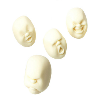 Fress shipping 1PCS Novelty CAOMARU Stress Relievers Toy Anti-stress Tool Vent human Face Balls Chri