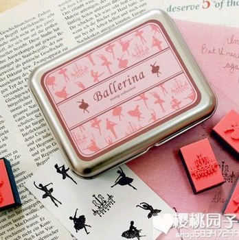Full aesthetic multifunctional diy tin stamp ballet girl ballerina 90g