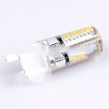 G9 5W 400-450LM 64x3014SMD 3000-3500K Warm White Light Resin LED Corn Bulb (220V)