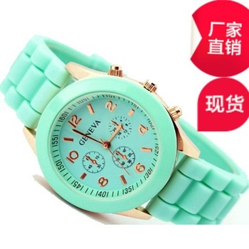 GENEVA WATCH Geneva watch Korea Japan Harajuku candy fluorescent Ladies Watch