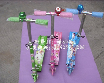 Gift happy child scooter tricycle foot baby