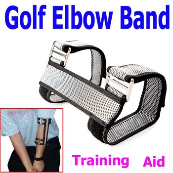 Golf Practice Tool Elbow Arm Band Braces Swing Gesture Alignment Training Aid, Free Shipping Wholesa