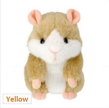 Hot Christmas Gift Mimicry Lovely Talking Sound Record Electronic Hamster Plush Toy Kids Gift HS
