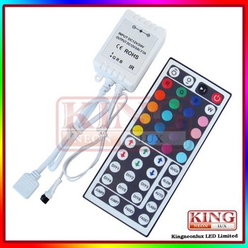 IR remote controller 44key 12V SMD 5050 RGB LED strip Free shipping
