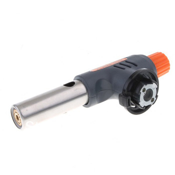 In stock,Free Gas Torch Hiking Camp Fire Starter Maker Flame Gun Lighter One-Gas Butane Burner Auto 