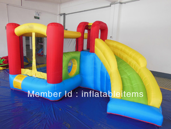 Inflatable Combo castle/ Inflatable Jumping Bouncer with Slide +Free Shipping+Free CE/UL Blower