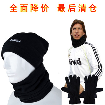 Keeper Glove Outside sport football muffler scarf autumn and winter sports fleece muffler scarf hat