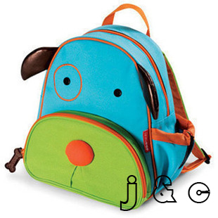 Kindergarten children cartoon school bag  both male and female cute baby backpack FREE SHIPPING