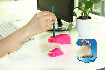 Korea Electric pencil sharpener, students Pencil sharpener, office stationery, Free shipping!