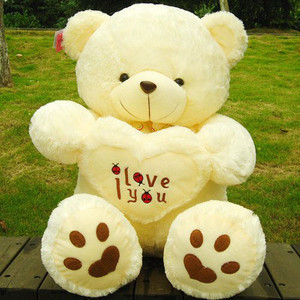 LB11 Beige Giant Big Plush Teddy Bear Soft Gift for Valentine Day Birthday
